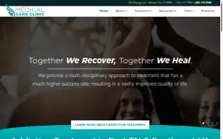 Medical Care Clinic website
