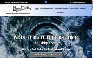 Sure Drain website