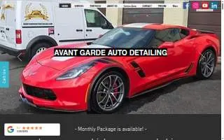 Avant Garde Auto Detailing website