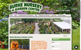 Burke Nursery & Garden Centre website