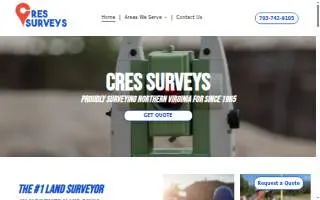CRES Surveys website