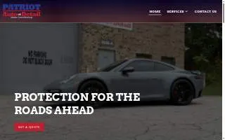 Patriot Auto Detail website