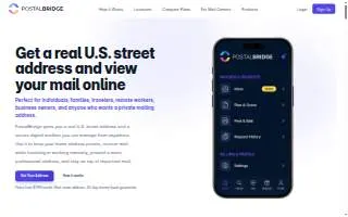 PostalBridge website