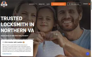 Total Security Locksmith of Burke website