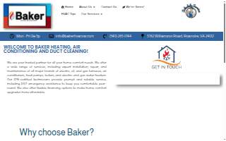 Baker Heating, Air Conditioning & Duct Cleaning, Inc.