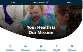 Carilion Clinic Obgyn website