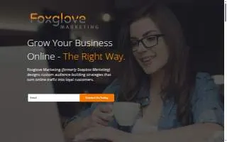 Foxglove Marketing website