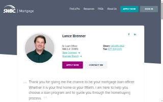 Lance Brenner, SWBC Mortgage of Roanoke