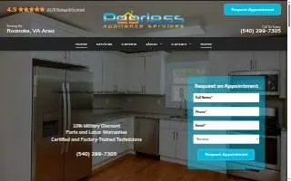 Peerless Appliance Services of Cave Spring website