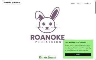 Roanoke Pediatrics of Cave Spring website