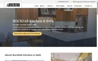 Rockfab Kitchen & Bath website