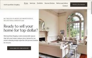 Metropolitan Staging LLC of Centreville website