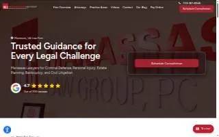 The Manassas Law Group, PC of Centreville website