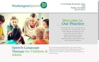 Washington Speech of Centreville website