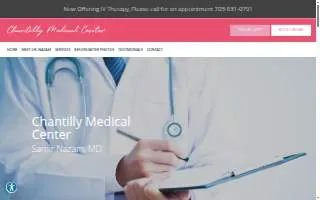 Chantilly Medical Center: Samir Nazam, MD website
