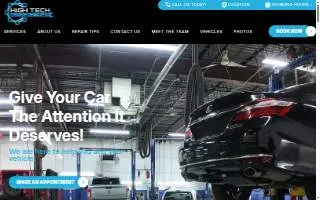 High-Tech Auto and Truck Center website