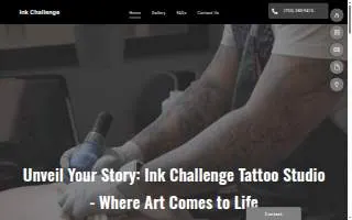 Ink challenge of Chantilly website