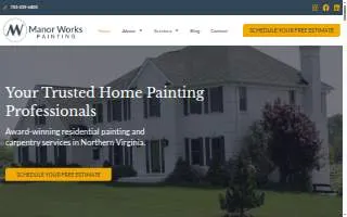 Manor Works Painting website