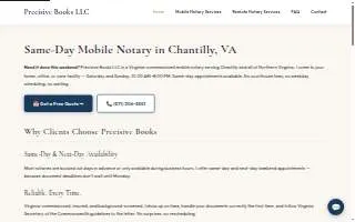 Precisive Books LLC website