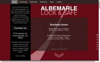 Albemarle Lock & Safe website