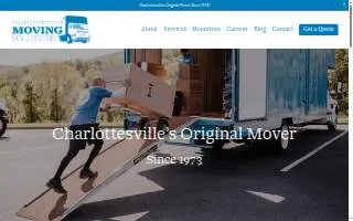 Charlottesville Moving Solutions website