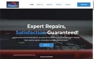 Charlottesville Phone Repair website