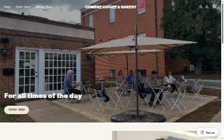 Cumbre Bakery website