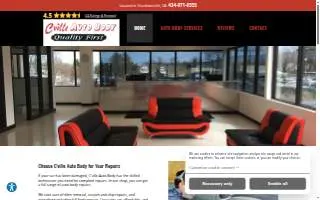 Cville Auto Body LLC website