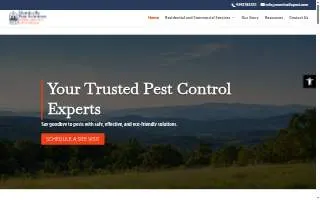 Monticello Pest Solutions website