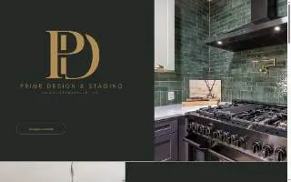 Prime Design & Staging website