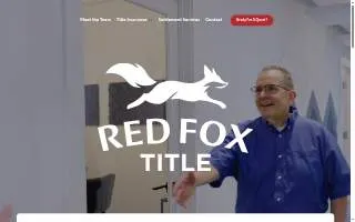 Red Fox Title, LLC website
