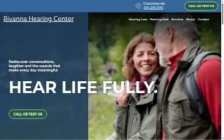 Rivanna Hearing Center website