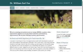 William Fox, MD, Psychiatry