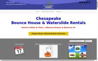Bounce Hoppers Chesapeake website