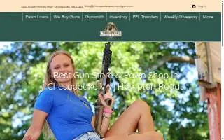 Chesapeake Pawn and Gun website
