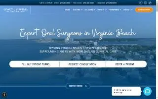 Coastal Virginia Oral & Maxillofacial Surgery and Dental Implants - Chesapeake website