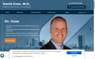 David G Goss, MD, FAAOS website