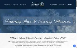 Graham Funeral Home & Crematory website