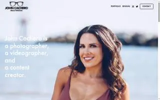 John Cachero Multimedia website