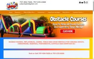Just Jump Alot - Event Rentals of Chesapeake website
