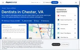 Aspen Dental - Chester website