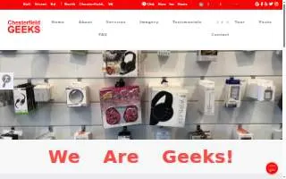 Chesterfield Geeks website
