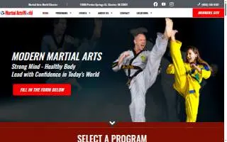 Martial Arts World Chester website