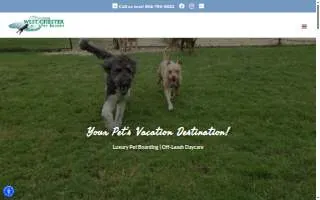 West Chester Pet Resort website