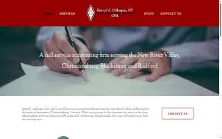 Darryl J Gillespie CPA PC website