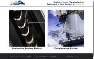 Techsburg, Inc. website
