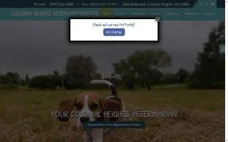 Colonial Heights Veterinary Hospital website
