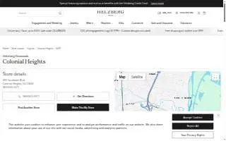 Helzberg Diamonds of Colonial Heights website