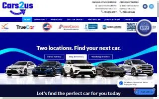 Cars2us Of Woodbridge website