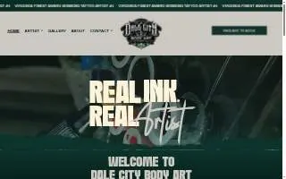 Dale City Body Art website